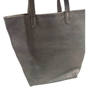 ***SOLD*** BAGGU black leather shoulder bag